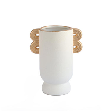 Earthen Elegance-Ceramic Vase, Ceramic Vase, Earthy Elegance, Classic Centerpiece, Timeless Vase